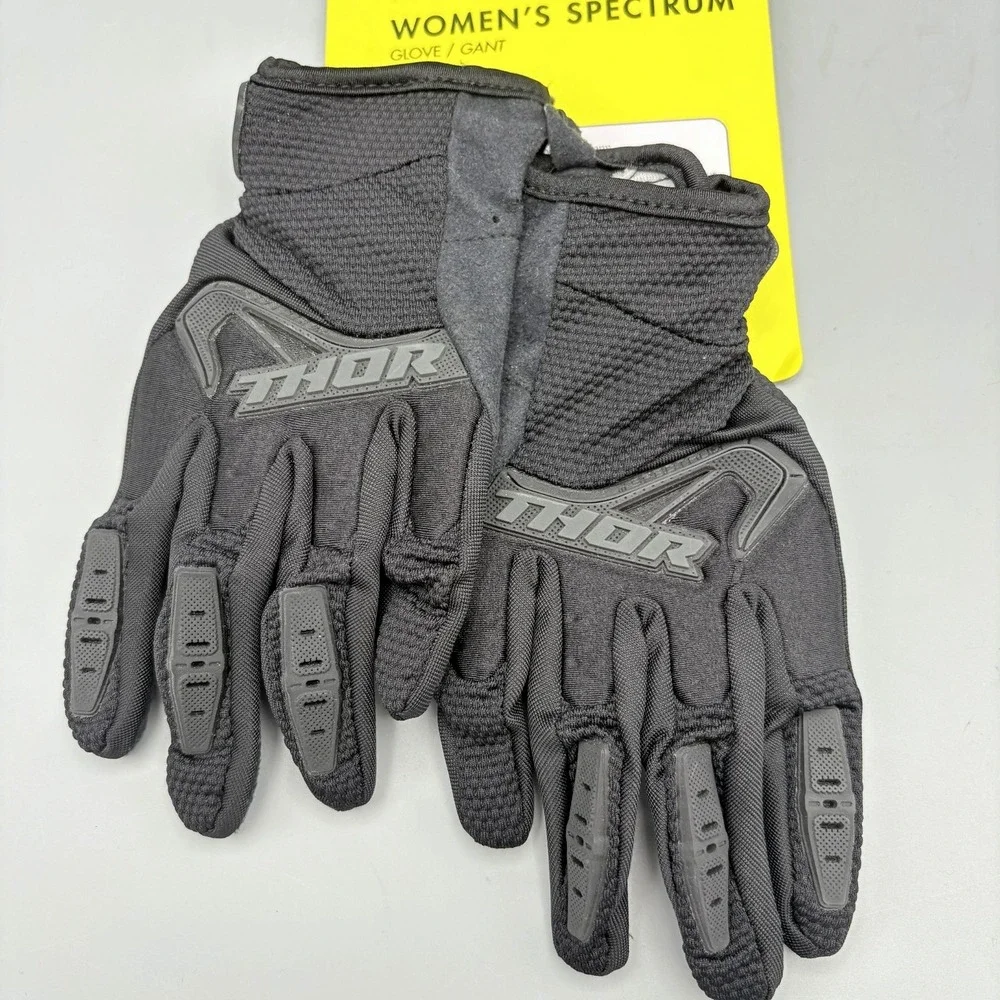 Thor Women's Spectrum Gloves Size M Black 3331-0196‎ New